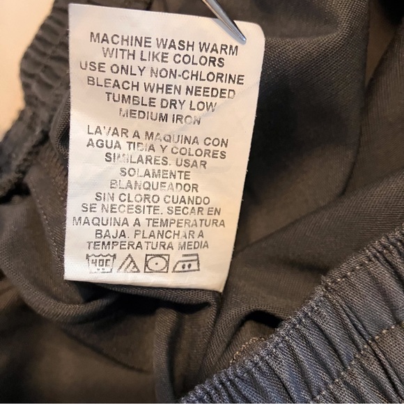 Cherokee workwear elastic waist scrub pants. Size M, Pewter Gray - Picture 5 of 8